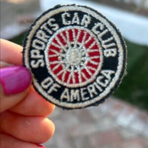 Vintage SCCA Sports Car Club of America Patch